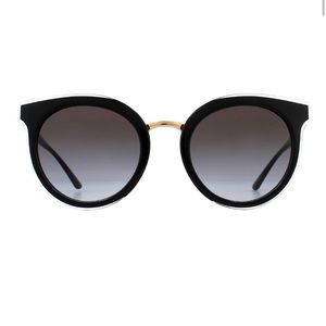 Dolce & Gabbana DG4371 52mm Sunglasses Black Gold Women Round